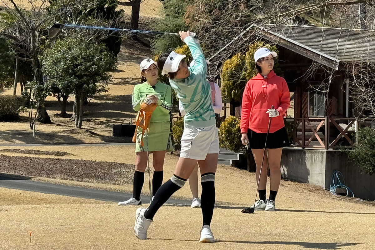「Go！Go！ゴルフ女子」初回収録中の様子　写真：BSJapanext