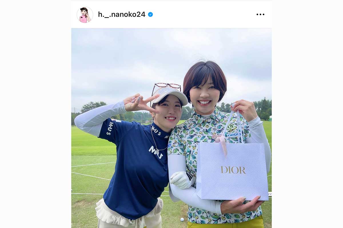 林菜乃子のインスタグラム（＠h._.nanoko24）より