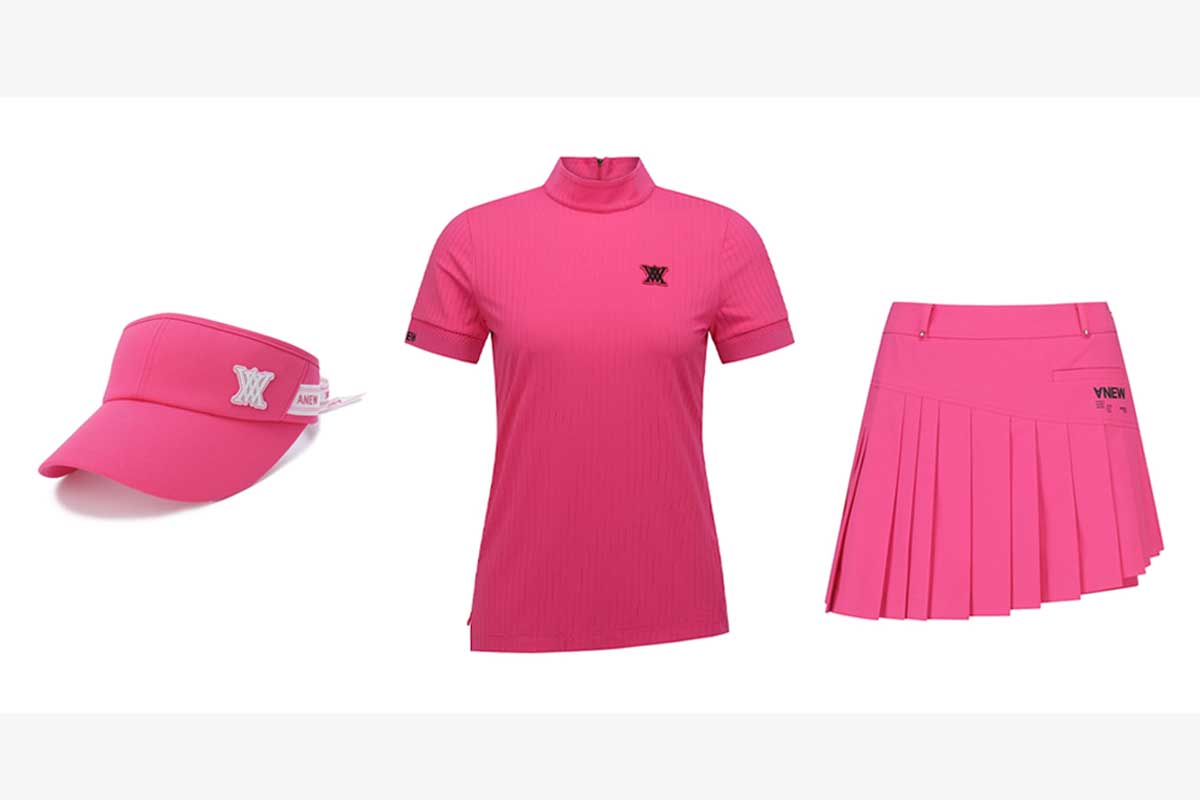 アン・シネ着用アイテム一覧　写真：「アニューゴルフ」公式サイトより