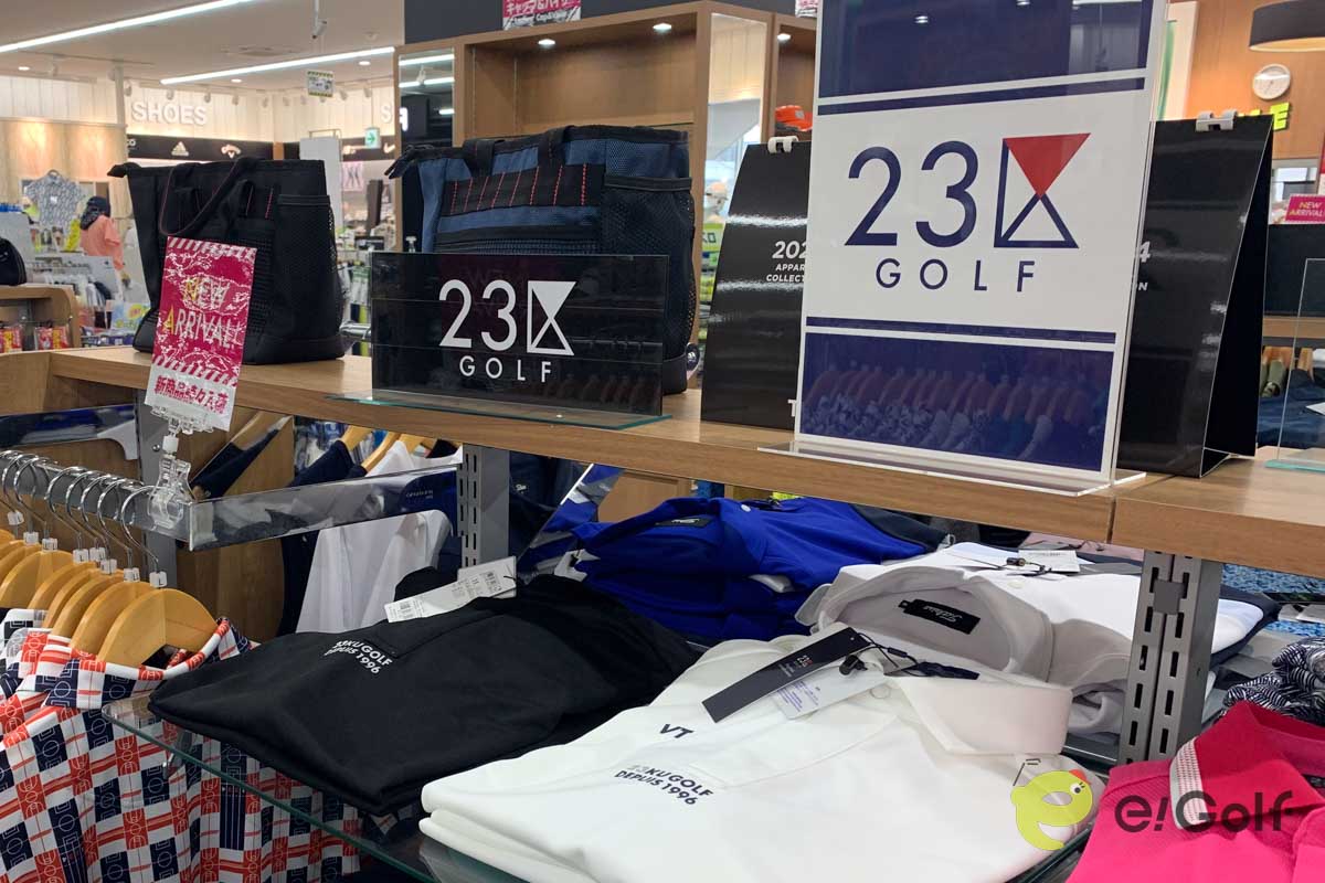 2024年4月の売れ筋ゴルフウエアブランド第10位　23区GOLF