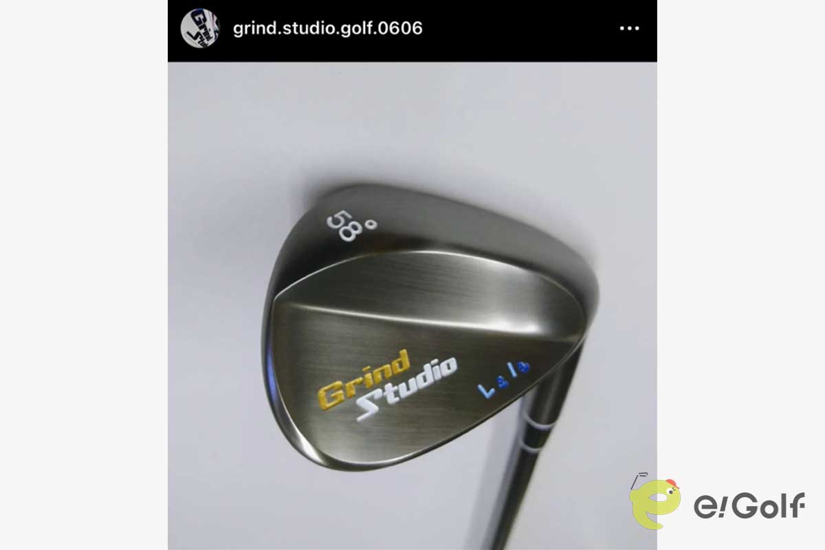 穴井詩のウェッジ　グラインドスタジオのインスタグラム（@grind.studio.golf.0606）より