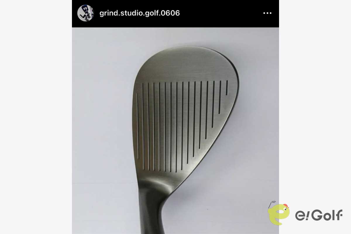 穴井詩のウェッジ　グラインドスタジオのインスタグラム（@grind.studio.golf.0606）より