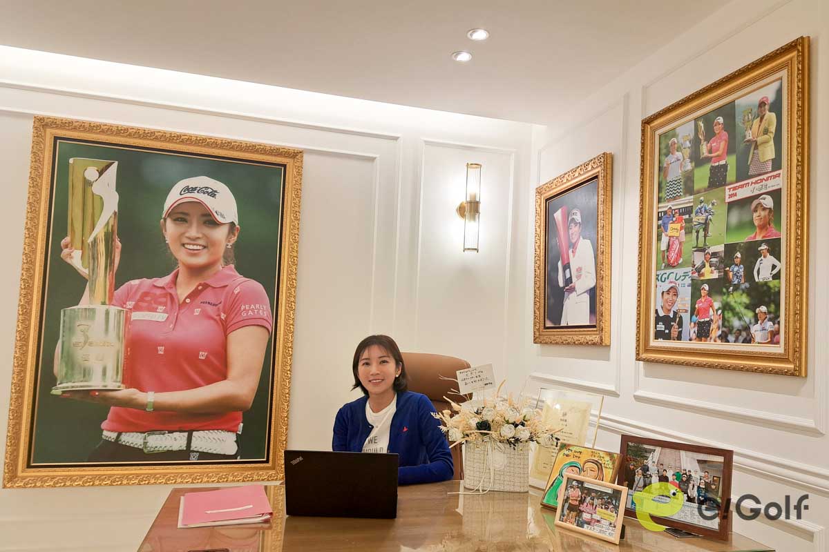 イ・ボミが取材に応じてくれた事務所の様子