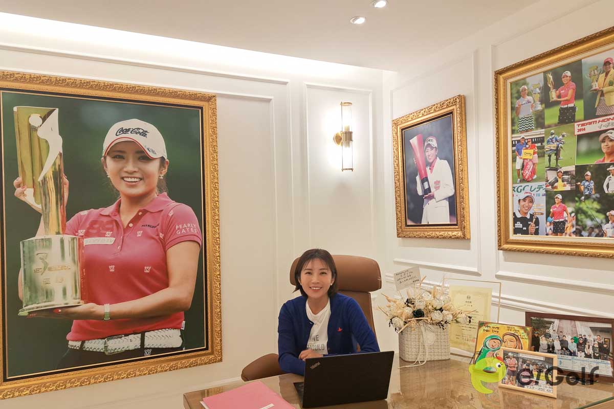 イ・ボミが取材に応じてくれた事務所の様子