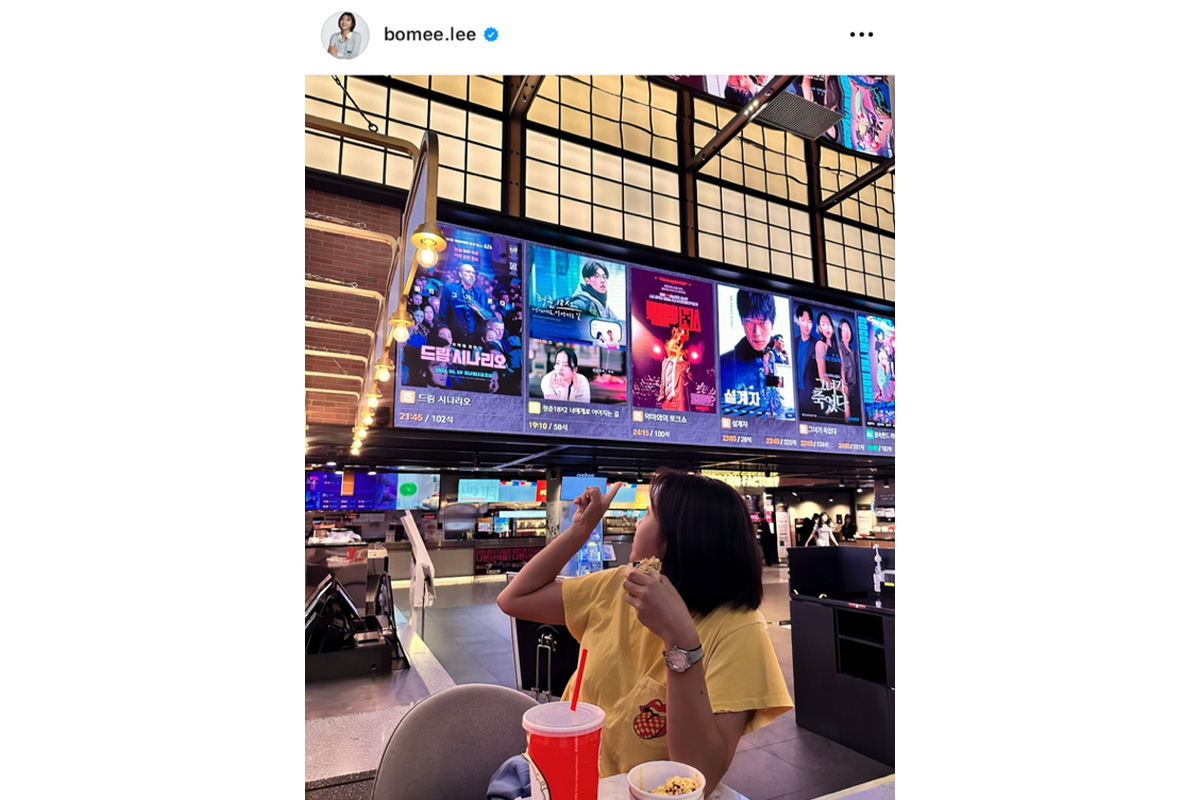イ・ボミのインスタグラム（@bomee.lee）より