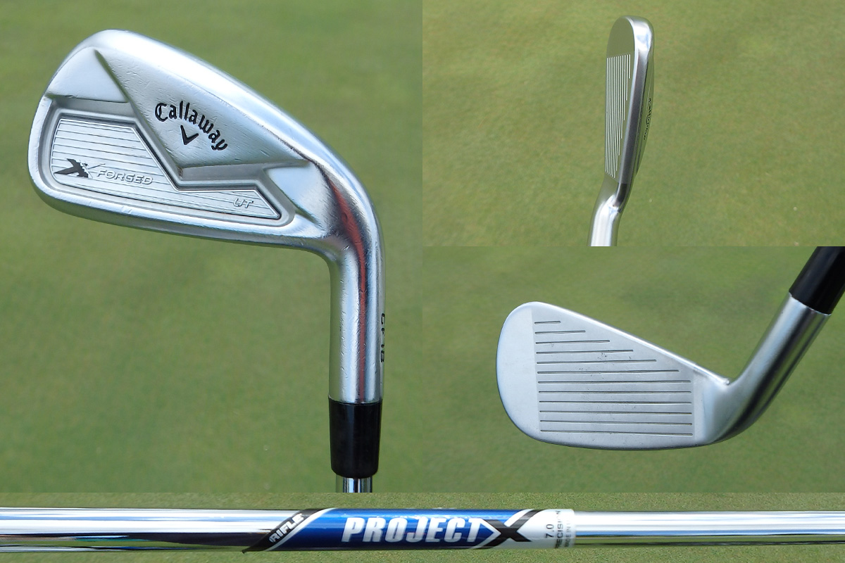 河本力のクラブセッティング　キャロウェイ X FORGED（18度）　 シャフト：トゥルーテンパー プロジェクトX（6.5）