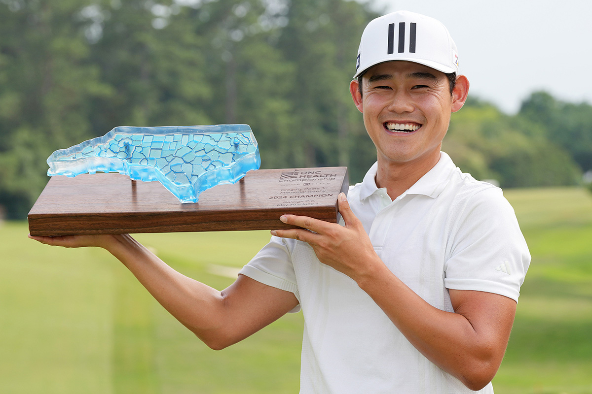 悲願のツアー初優勝を果たした大西魁斗　写真：Getty Images