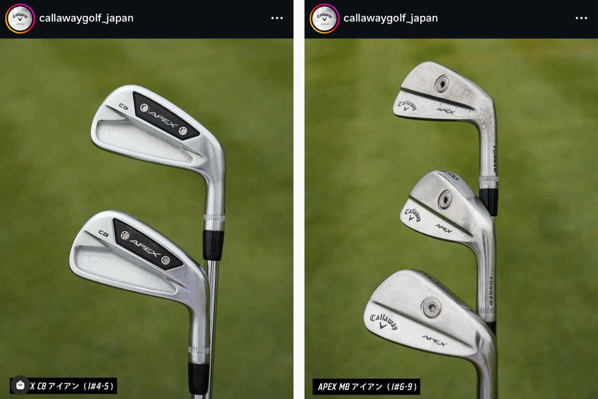 キャロウェイゴルフ日本公式インスタグラム（@callawaygolf_japan）