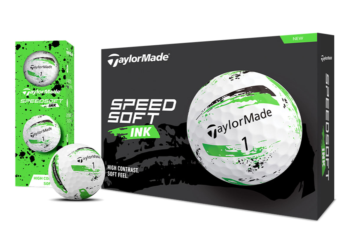 テーラーメイド 新作ゴルフボール「スピードソフト インク」 グリーン