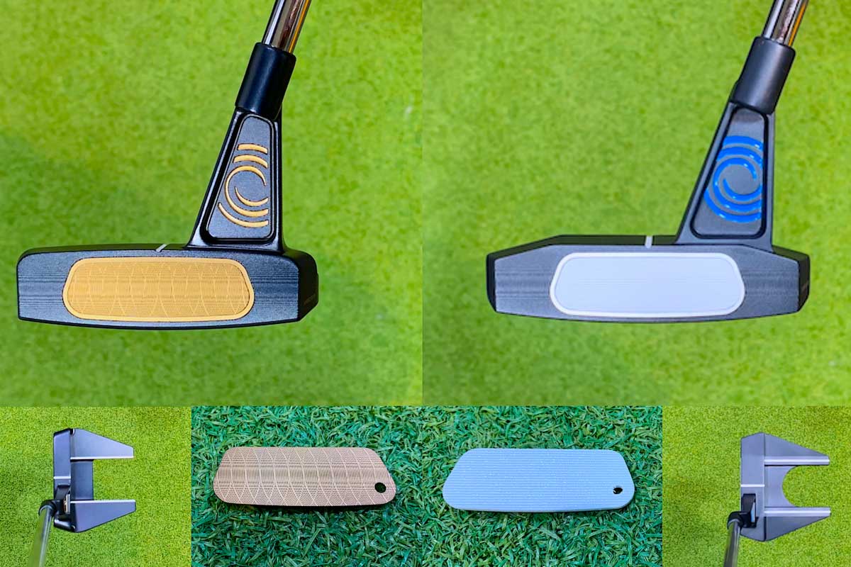 あらゆるゴルファーのパターの好みに合わせて、微細な違いのスペックのパターがラインアップされているオデッセイ