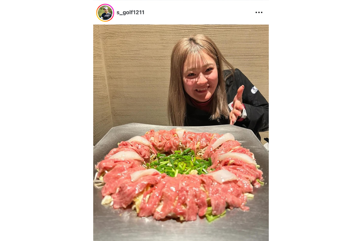 佐久間朱莉のインスタグラム（@s_golf1211）より