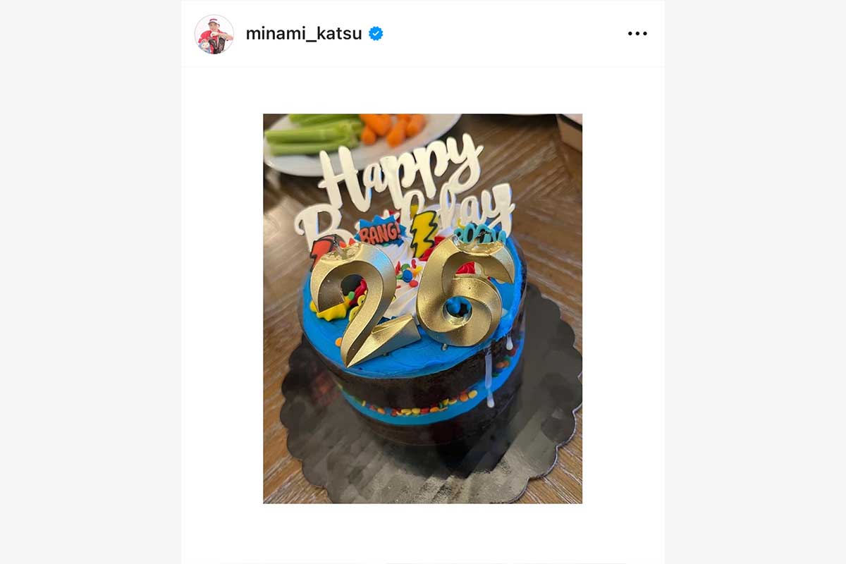 勝みなみのインスタグラム（＠minami_katsu）より