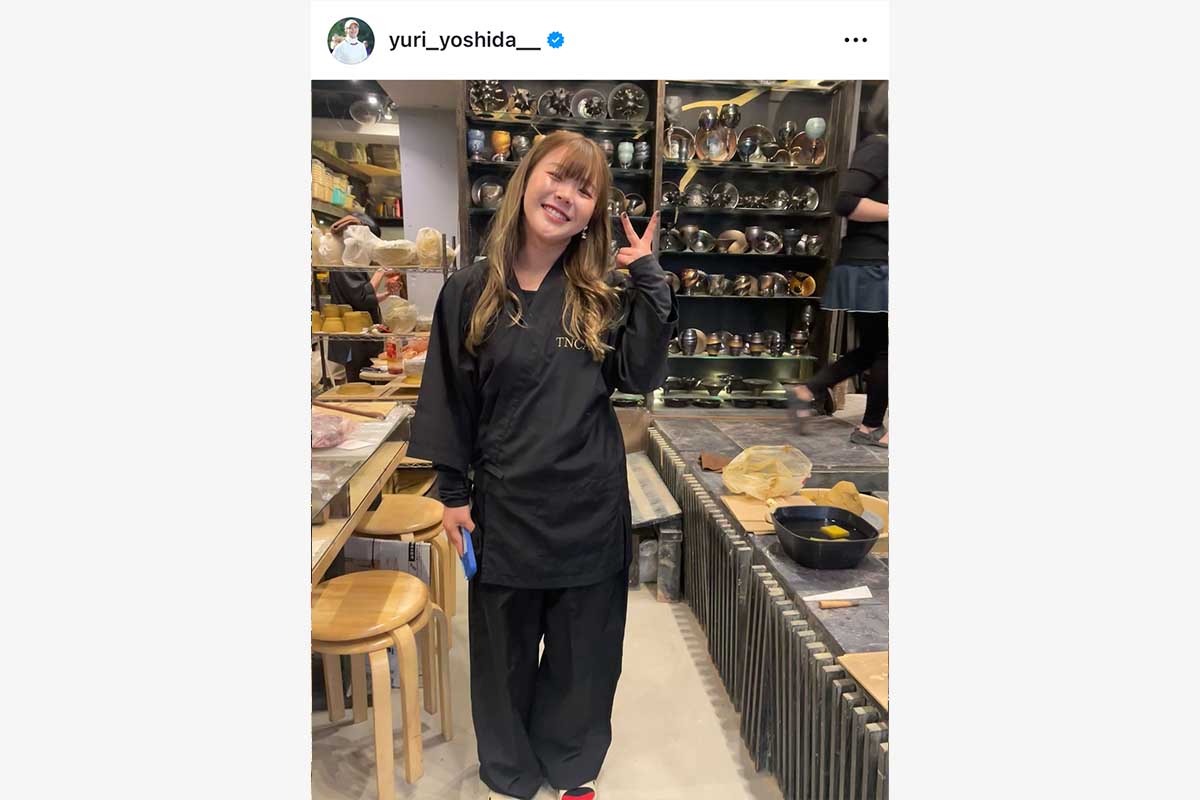 吉田優利のインスタグラム（@yuri_yoshida__）より
