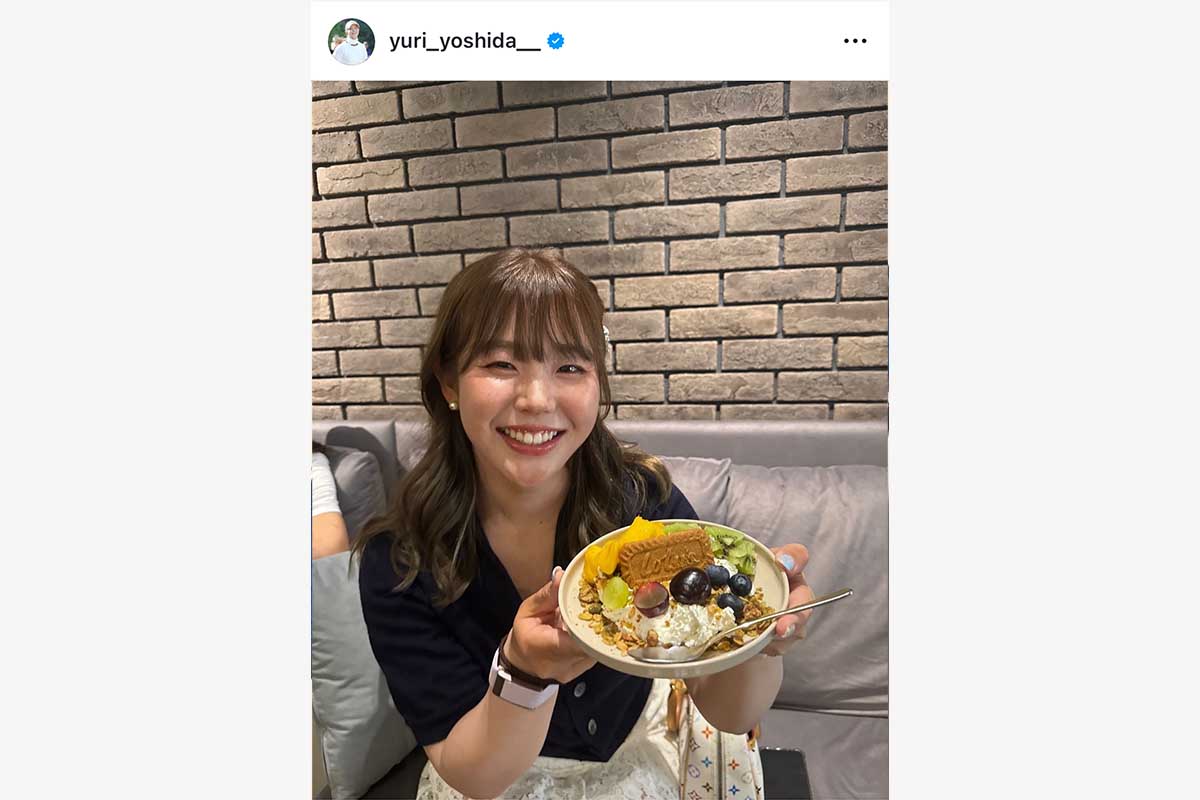 吉田優利のインスタグラム（@yuri_yoshida__）より