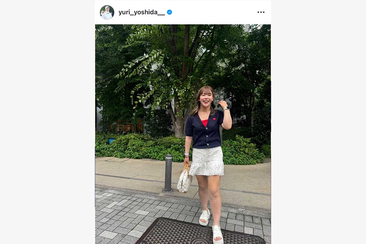 吉田優利のインスタグラム（@yuri_yoshida__）より