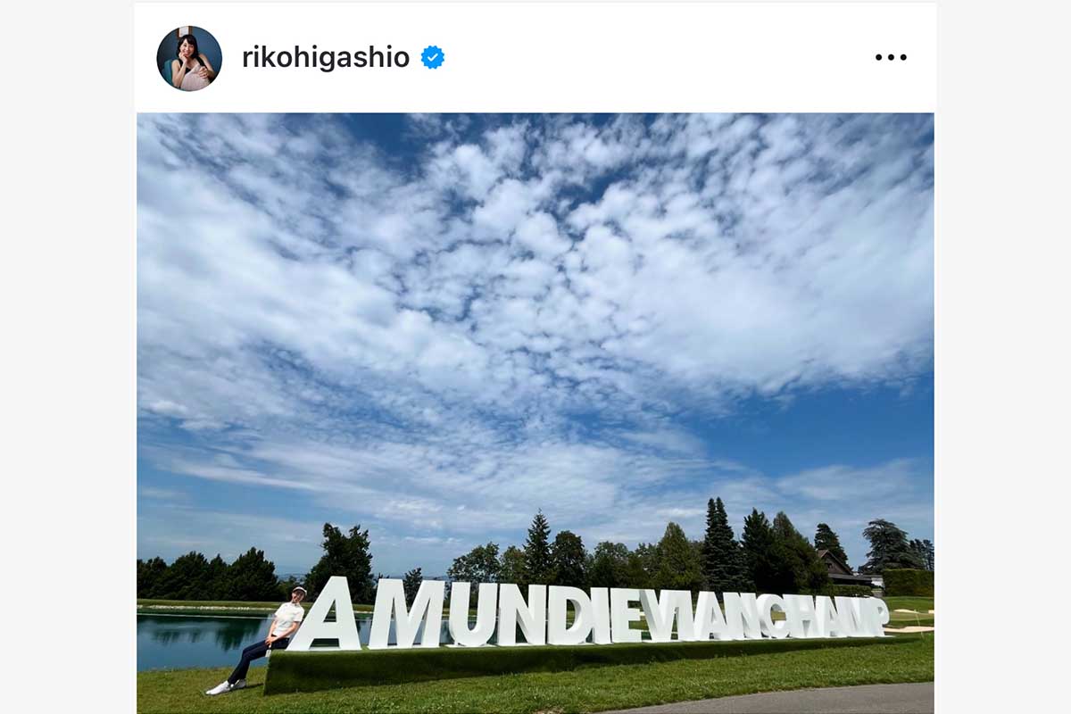東尾理子のインスタグラム（@rikohigashio）より
