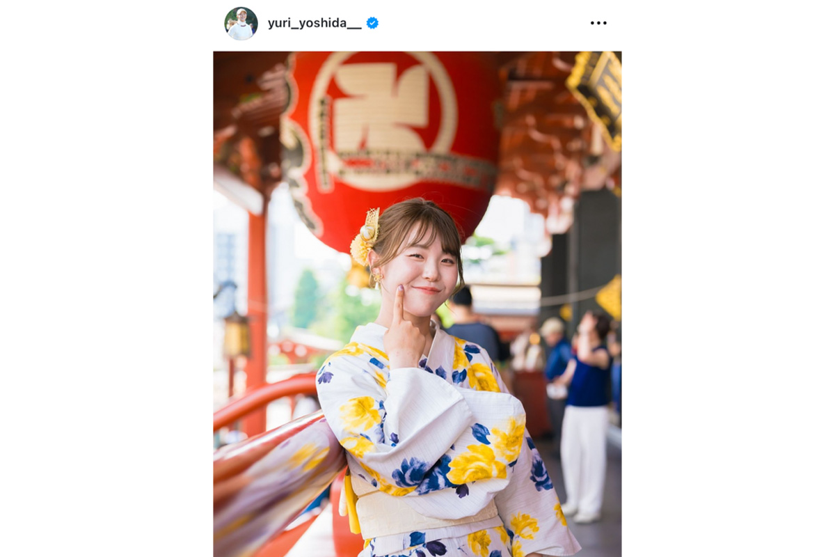 吉田優利のインスタグラム（@yuri_yoshida__）より