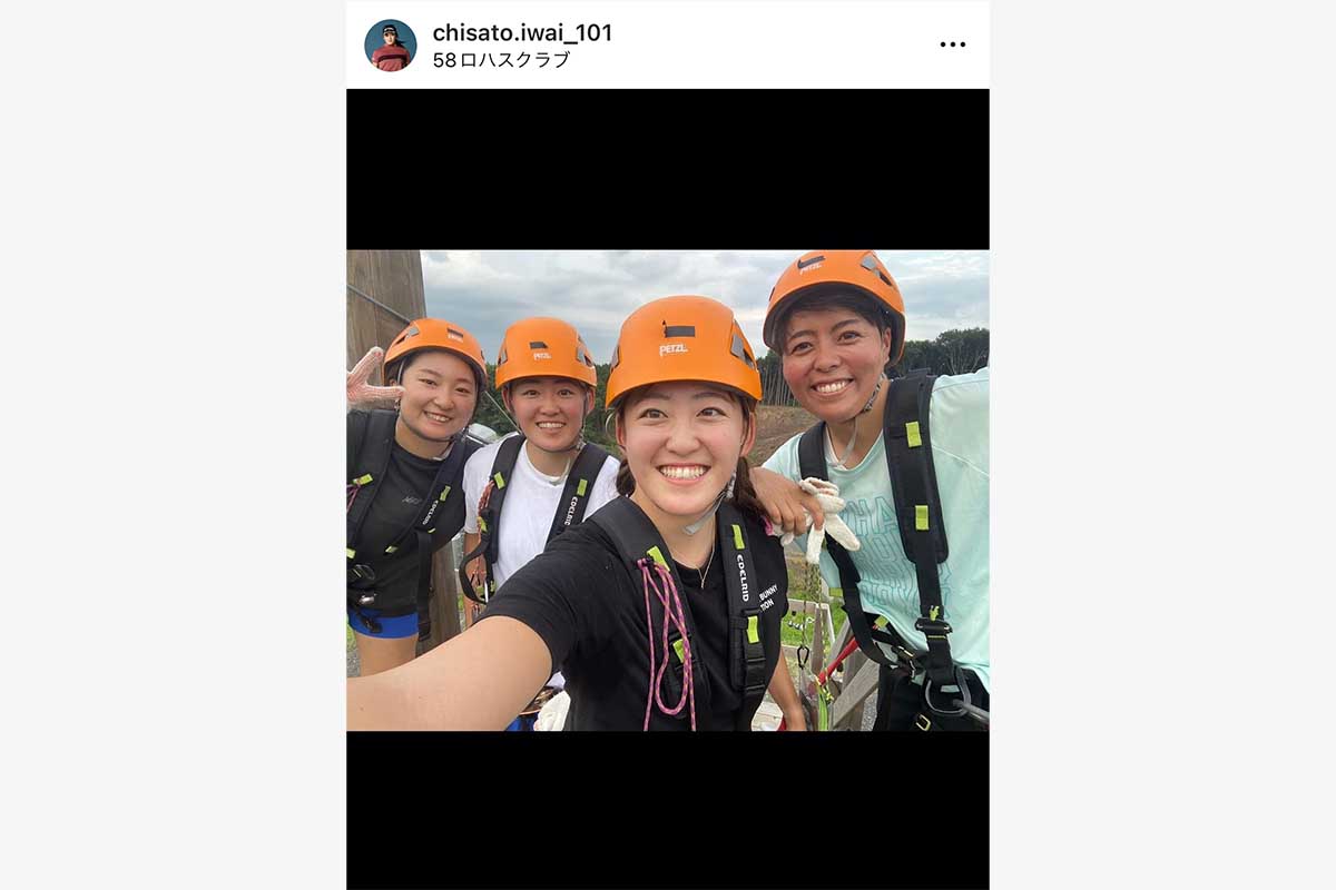 岩井千怜のインスタグラム（chisato.iwai_101）より