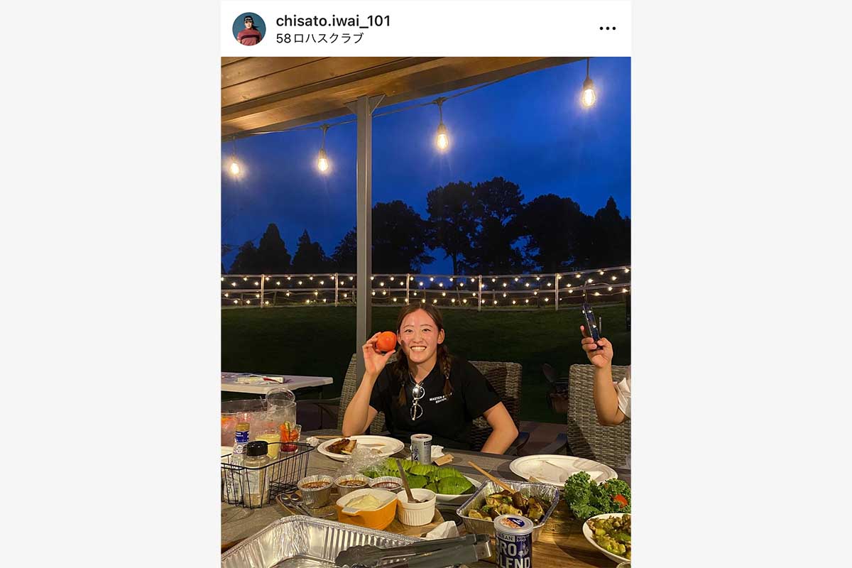 岩井千怜のインスタグラム（chisato.iwai_101）より