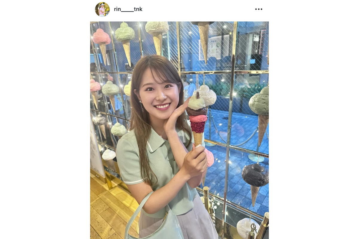 吉田鈴のインスタグラム（@rin____tnk）