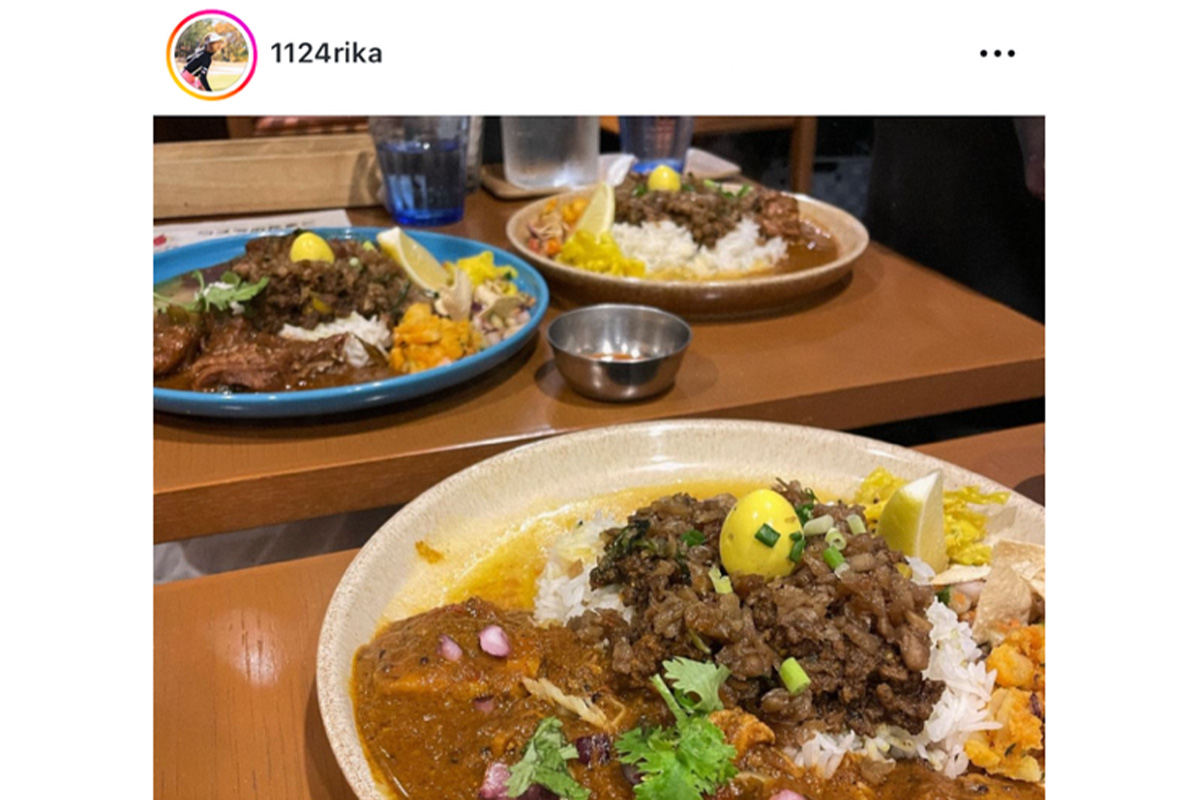 井上莉花のインスタグラム（@1124rika）より