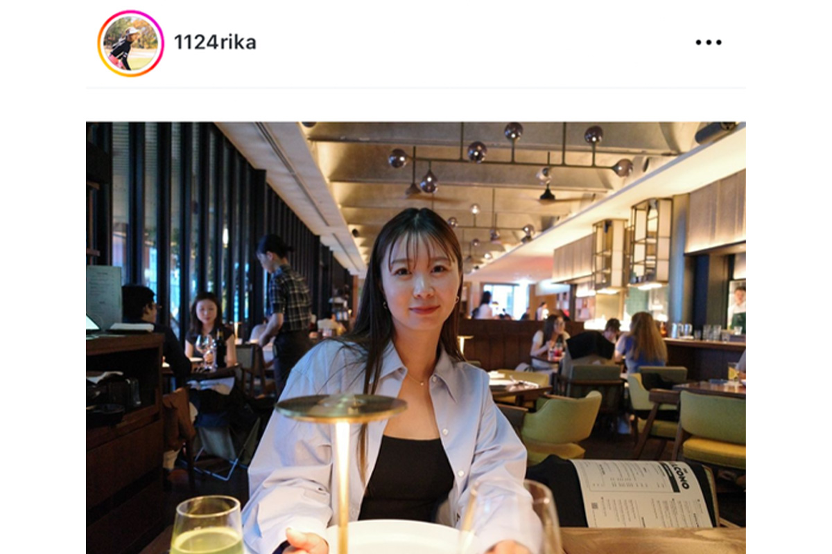 井上莉花のインスタグラム（@1124rika）より