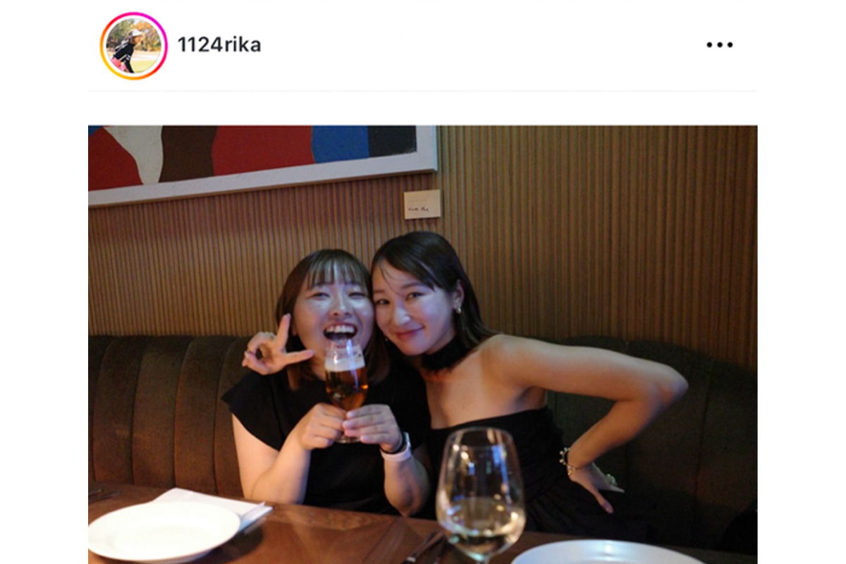 井上莉花のインスタグラム（@1124rika）より