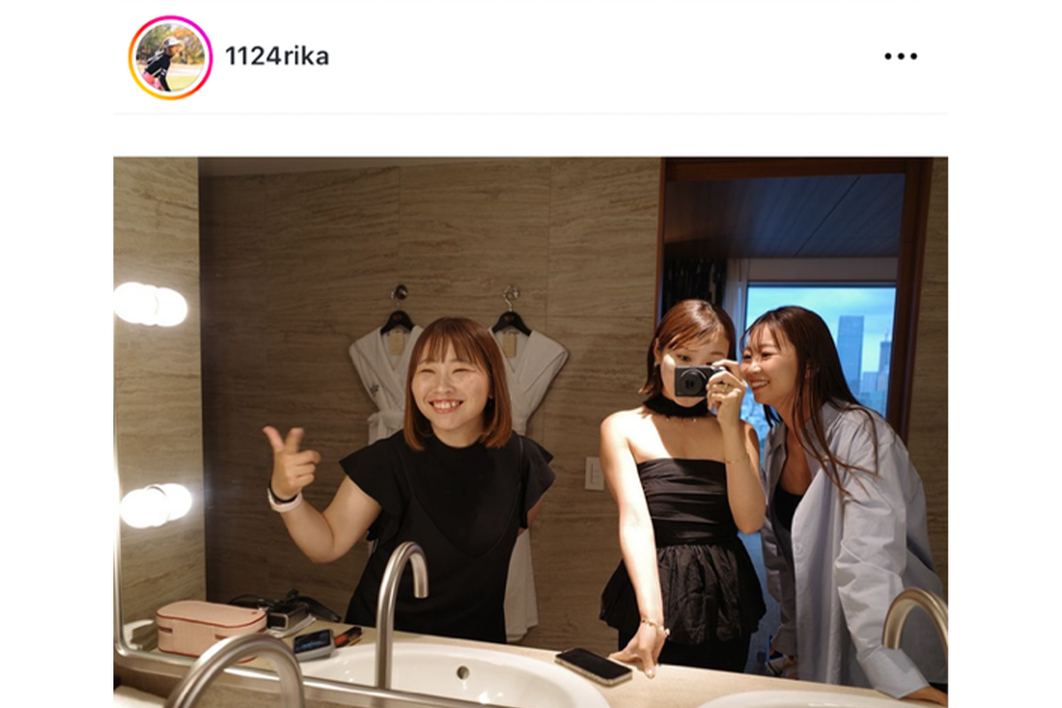 井上莉花のインスタグラム（@1124rika）より