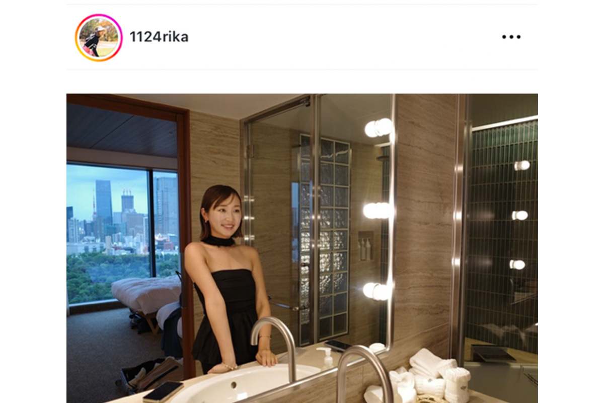 井上莉花のインスタグラム（@1124rika）より