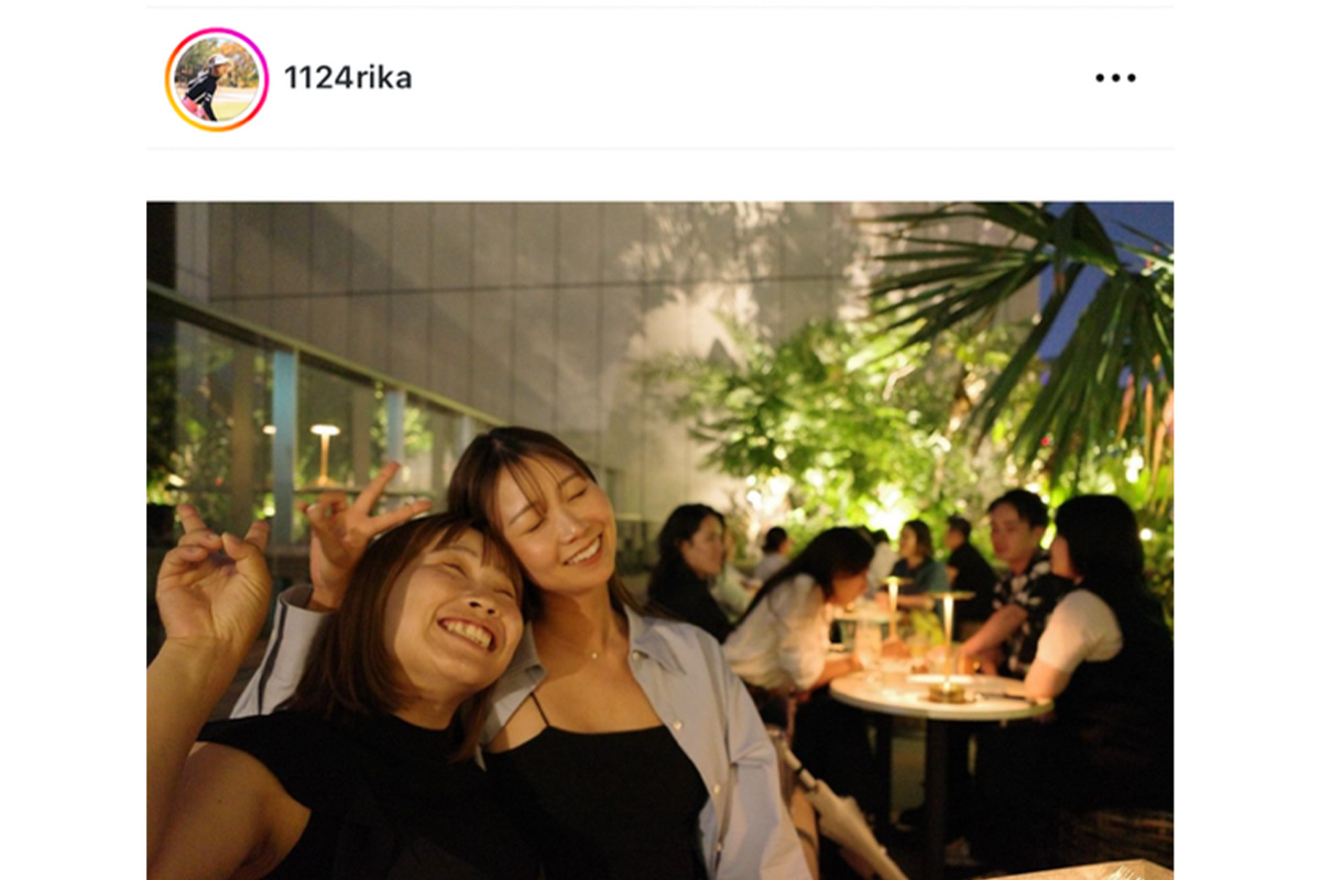 井上莉花のインスタグラム（@1124rika）より