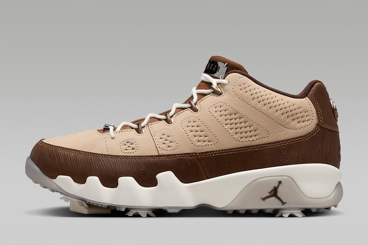 第6位　エア ジョーダン9 G NRG（ナイキ）　オープン価格（実勢価格:3万3000円、税込み）有賀園ゴルフ調べ