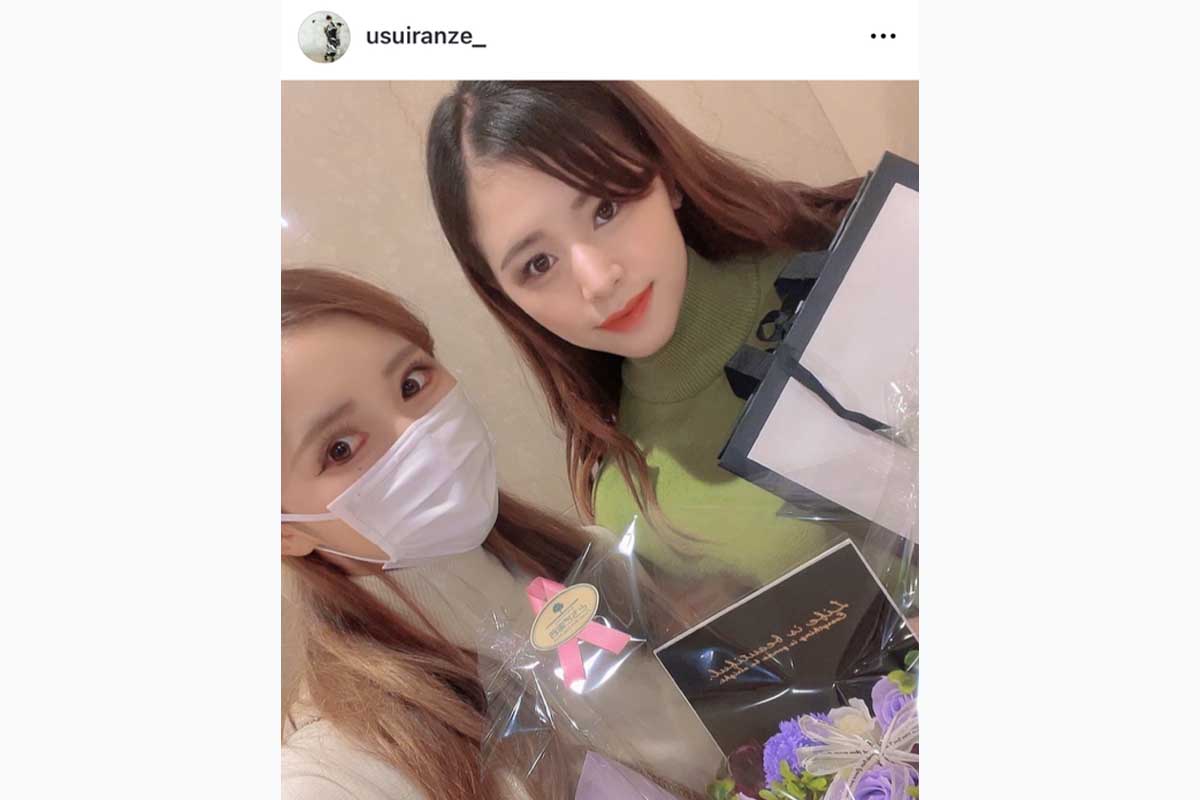 臼井蘭世のインスタグラム（@usuiranze_）より