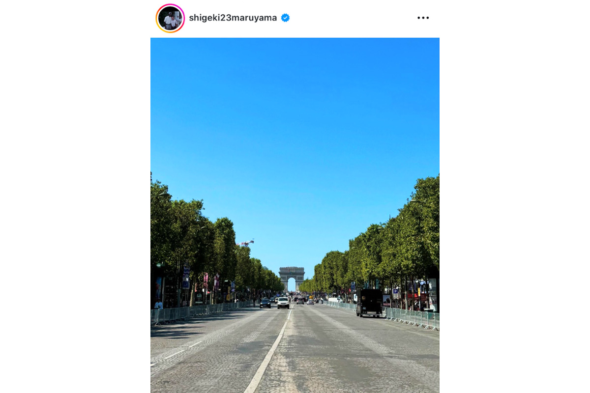 丸山茂樹のインスタグラム（@shigeki23maruyama）より