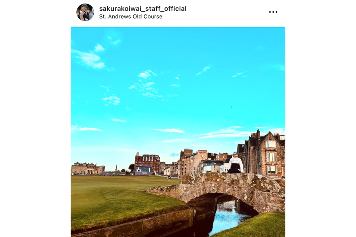 小祝さくらのスタッフのインスタグラム（@sakurakoiwai_staff_official）より