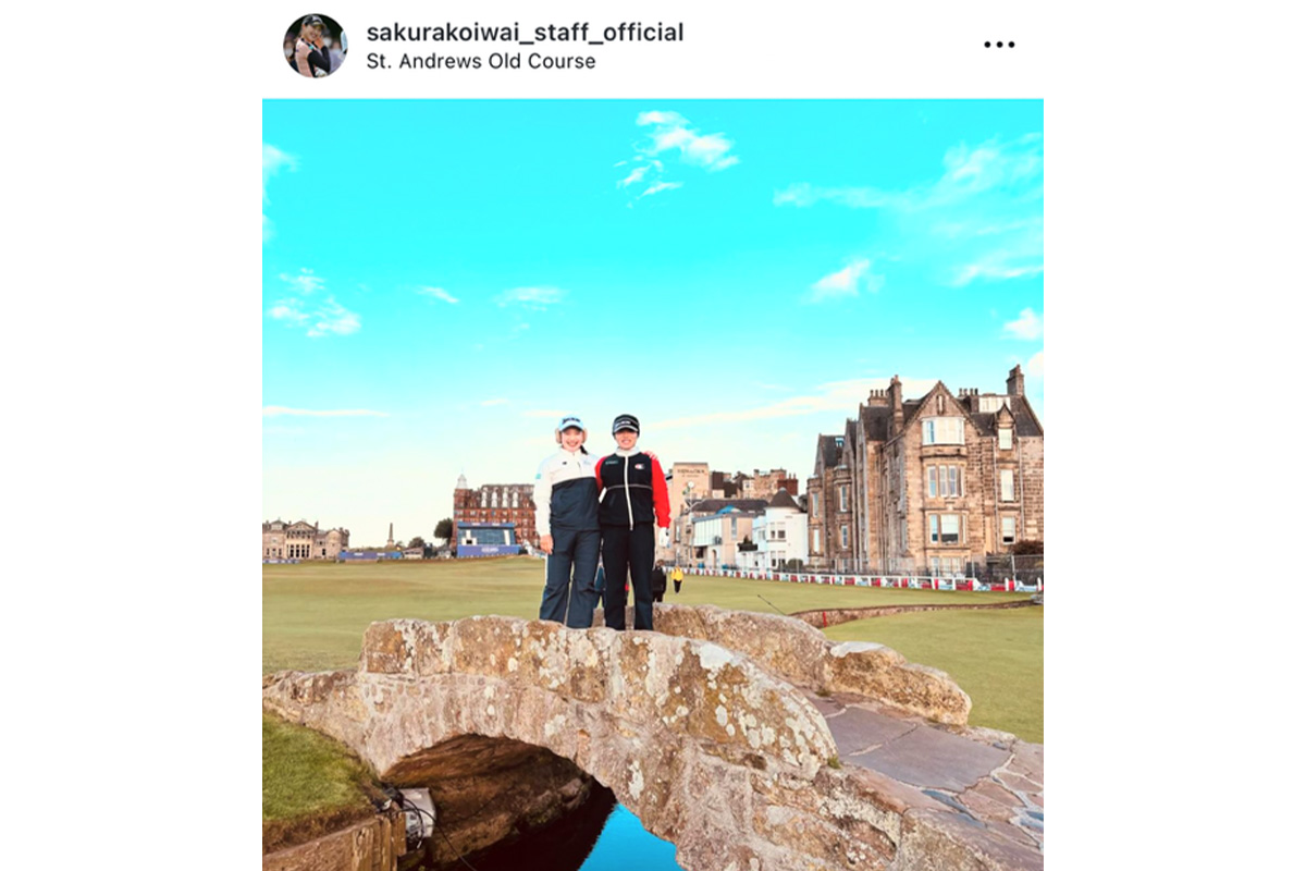 小祝さくらのスタッフのインスタグラム（@sakurakoiwai_staff_official）より