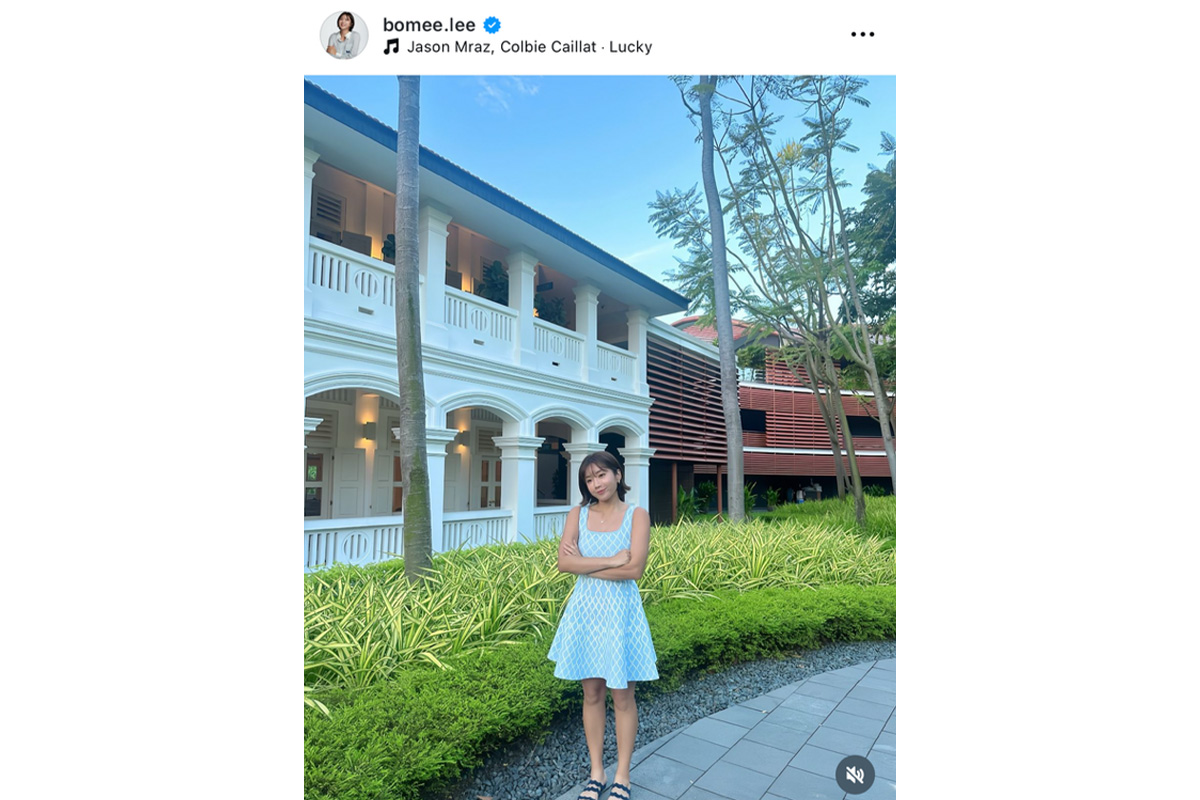 イ・ボミのインスタグラム（@bomee.lee）より