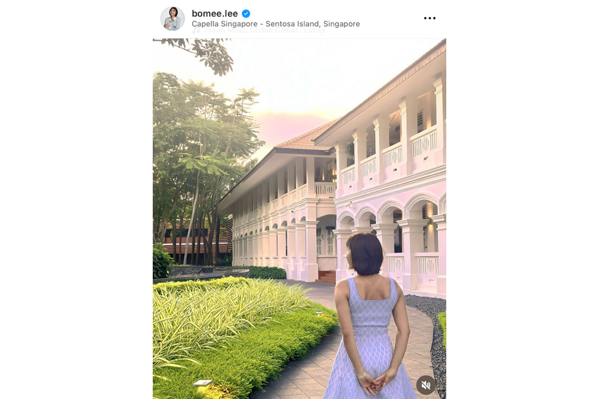 イ・ボミのインスタグラム（@bomee.lee）より