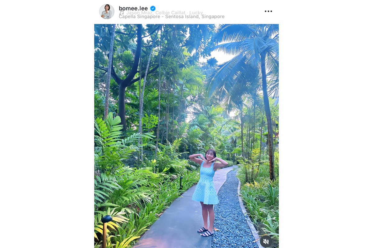 イ・ボミのインスタグラム（@bomee.lee）より