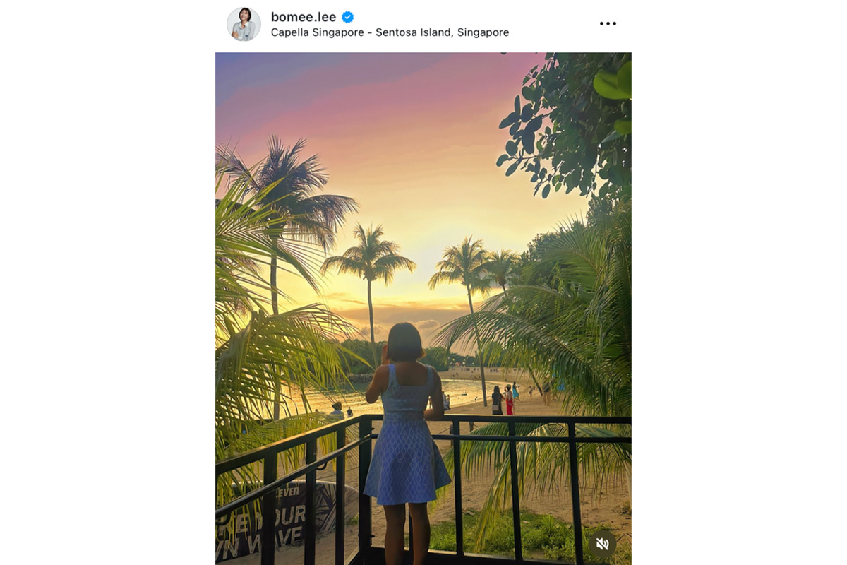 イ・ボミのインスタグラム（@bomee.lee）より