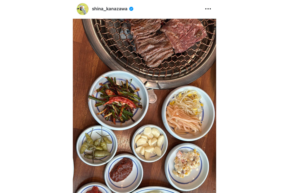 金澤志奈のインスタグラム（@shina_kanazawa）より