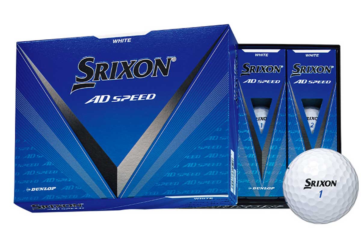 2024年7月の売れ筋高価格帯ボール第8位 スリクソン AD SPEED(ダンロップスポーツ) オープン価格(実勢価格:3300円、税込み) 有賀園ゴルフ調べ