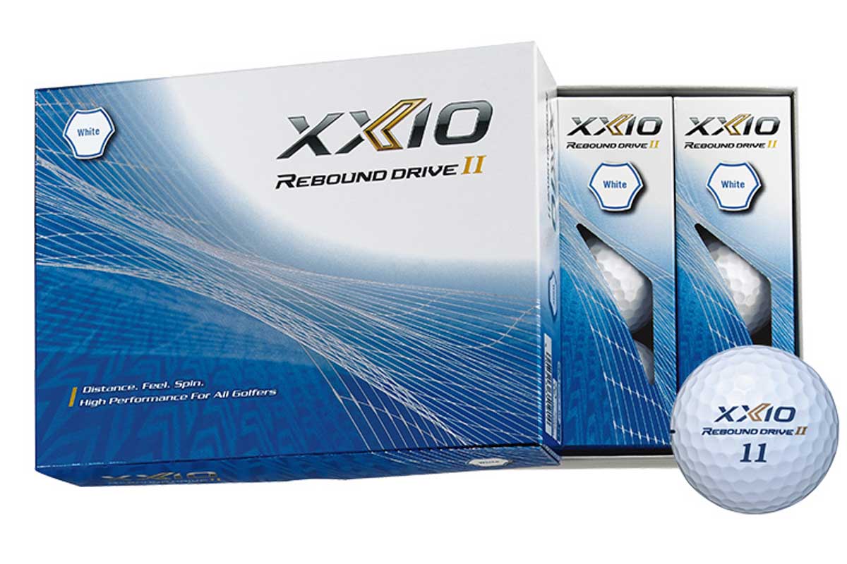 2024年7月の売れ筋高価格帯ボール第9位 ゼクシオ リバウンド ドライブII(ダンロップスポーツ) オープン価格(実勢価格:3300円、税込み) 有賀園ゴルフ調べ