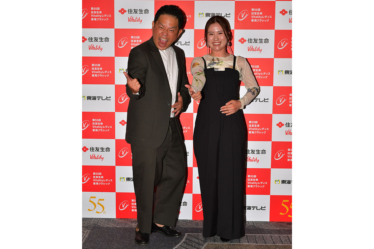 （左から）ダイアン・津田篤宏、西村優菜　写真：大会提供