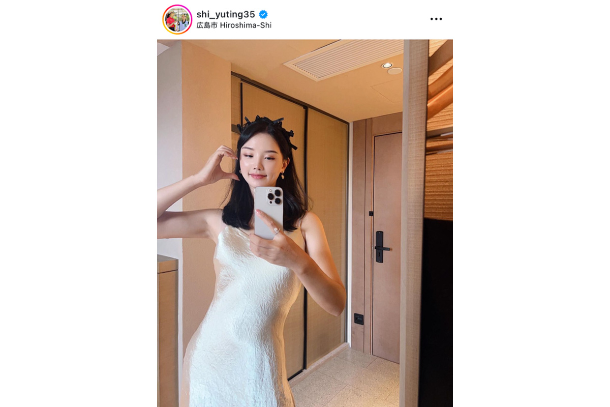 セキ・ユウティンのインスタグラム（shi_yuting35）より