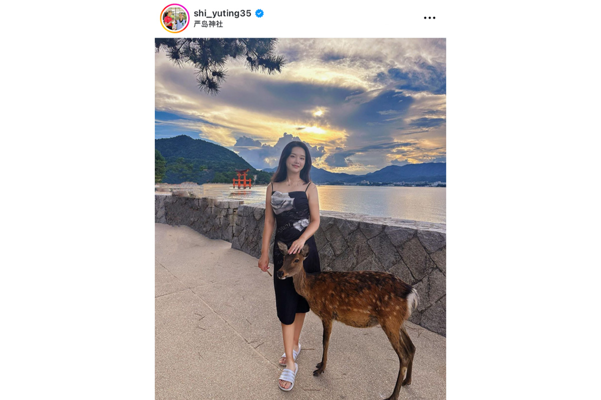 セキ・ユウティンのインスタグラム（shi_yuting35）より