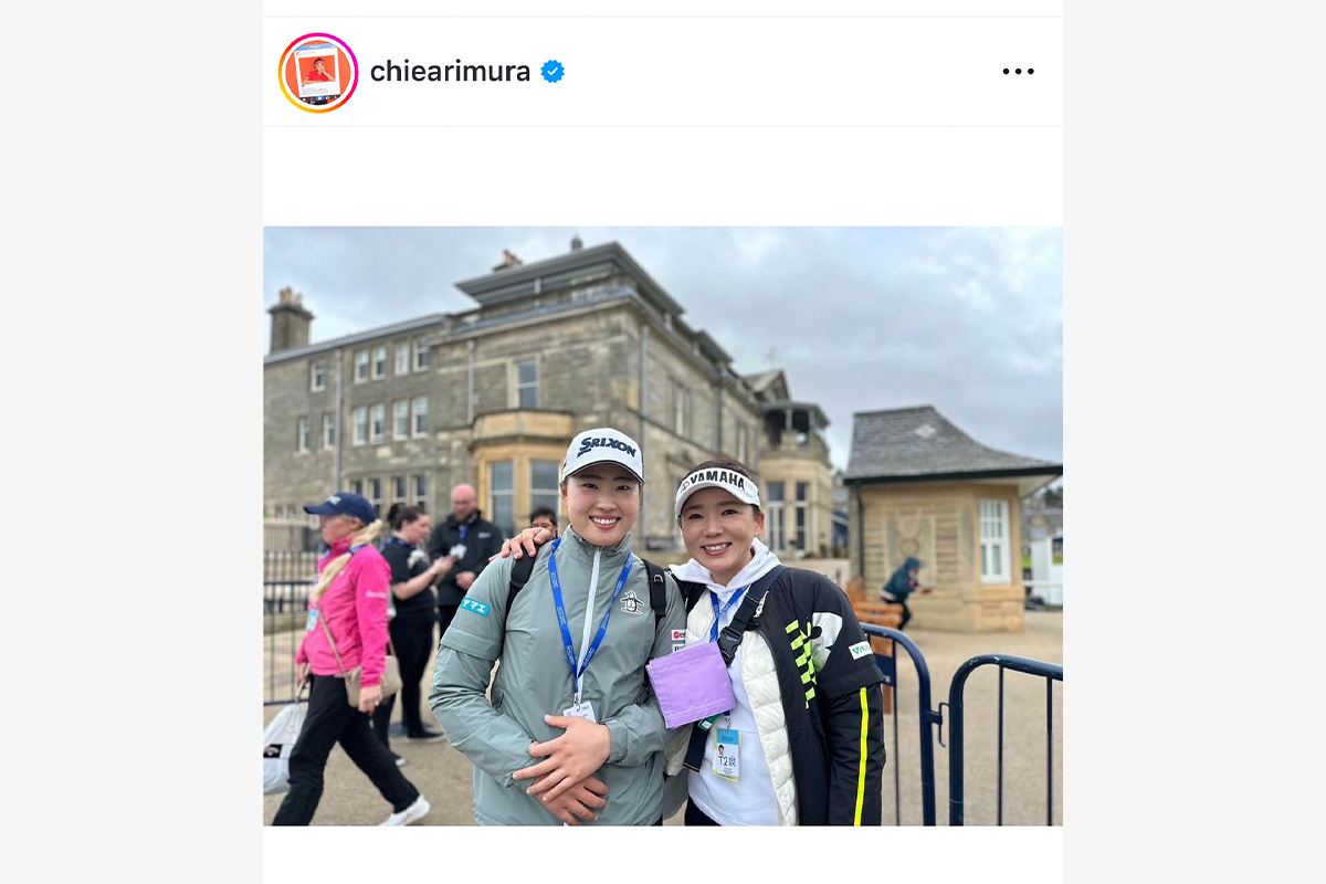 有村智恵のインスタグラム（@chiearimura）より