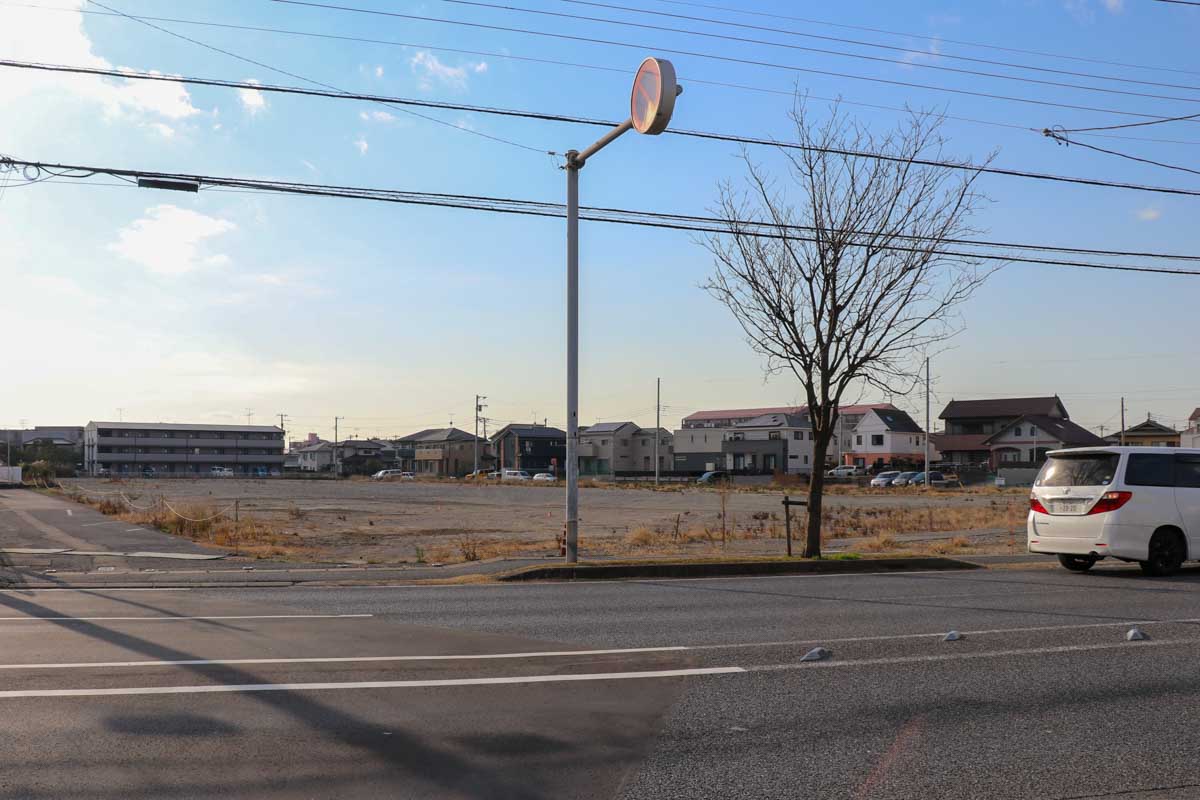 更地になった市原ゴルフガーデン跡地　写真：清流舎