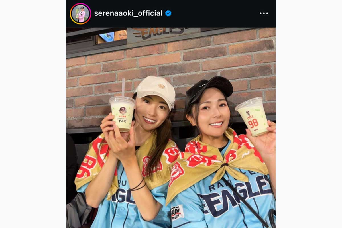 青木瀬令奈のインスタグラム（@serenaaoki_official）