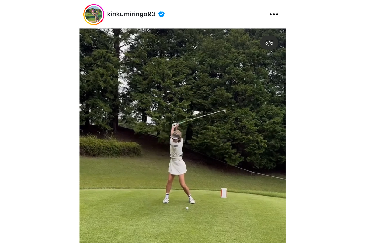 金田久美子のインスタグラム（@kinkumiringo93）より