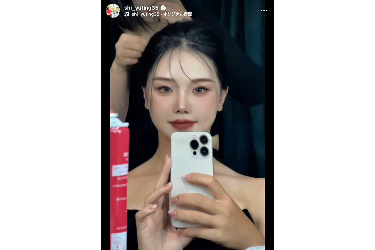 セキ・ユウティンのインスタグラム（shi_yuting35）より